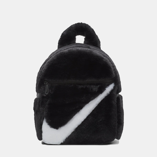 Nike Sportswear Futura 365 velour mini rucksack in black